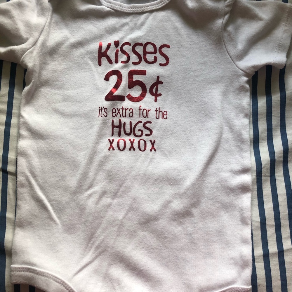 24 month valentine onesie